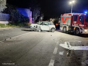 Violento Scontro sulla SS113 tra Ficarazzi e Bagheria. Tre veicoli coinvolti, due persone in codice rosso 